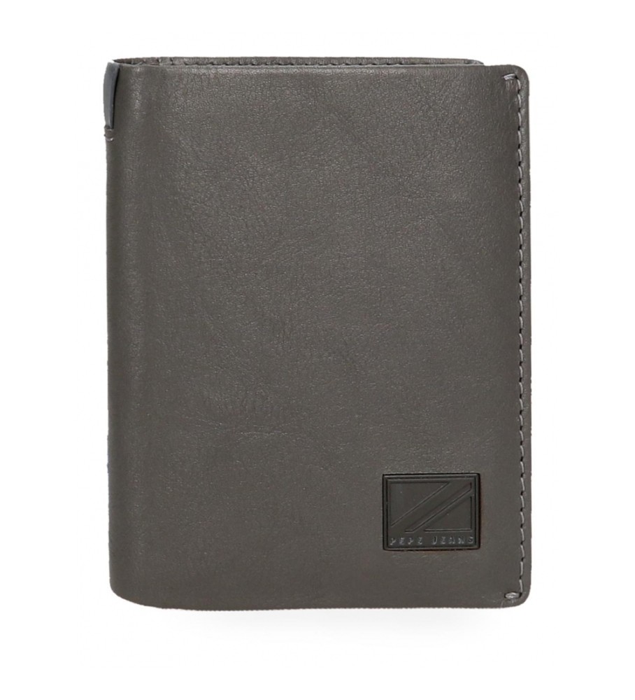 Carteira vertical Pepe Jeans Marshal cinza