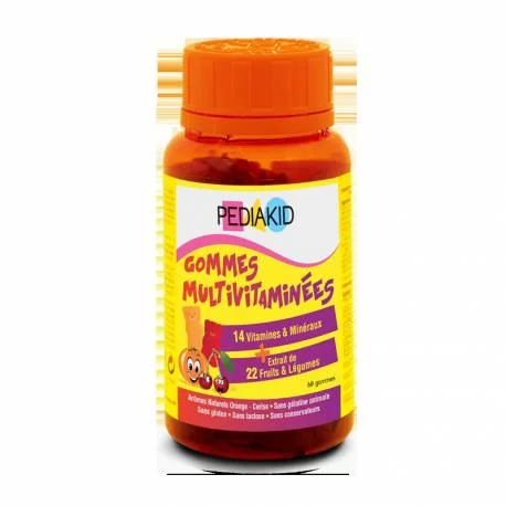 Gommes Multivitaminées - 60 gommes