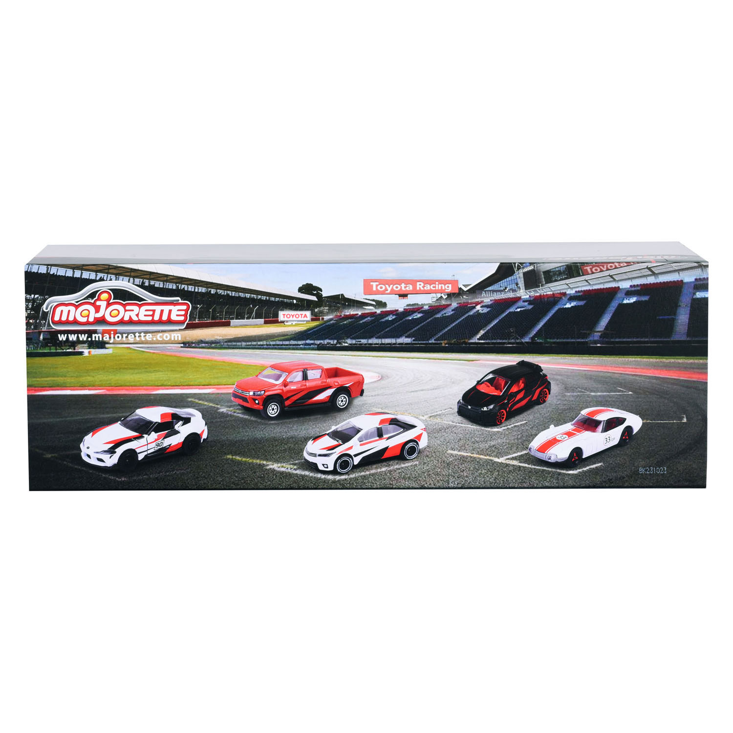 Majorette Toyota Die-Cast Racing Auto's Giftpack, 5st.