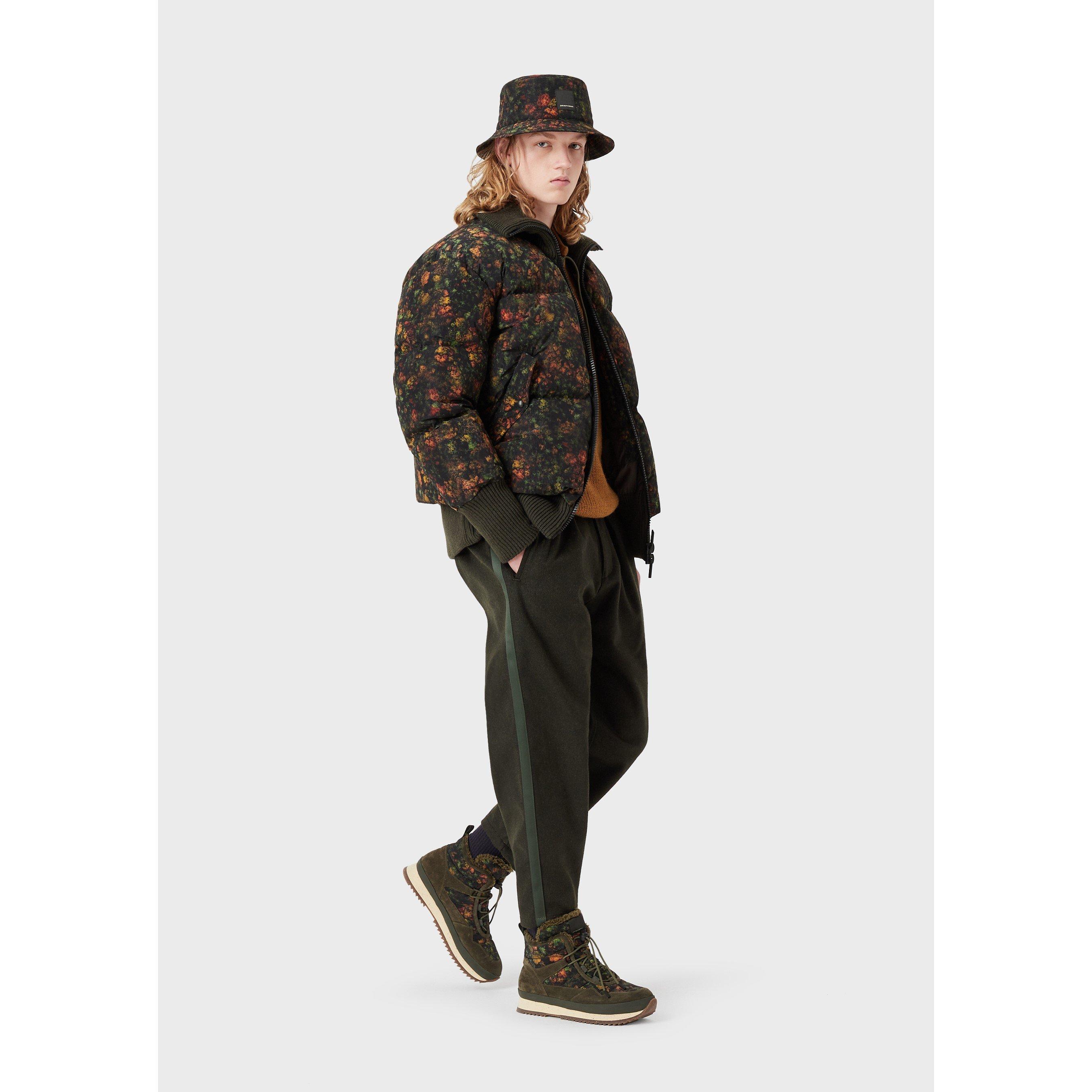 Emporio Armani Print Puffer Jacket