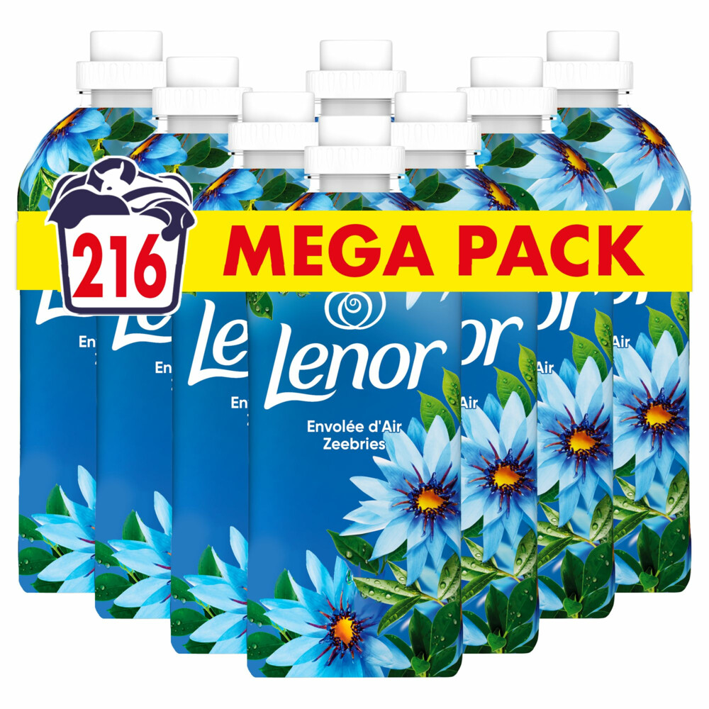 Lenor Wasverzachter Zeebries 216 Wasbeurten8 x 567 ml