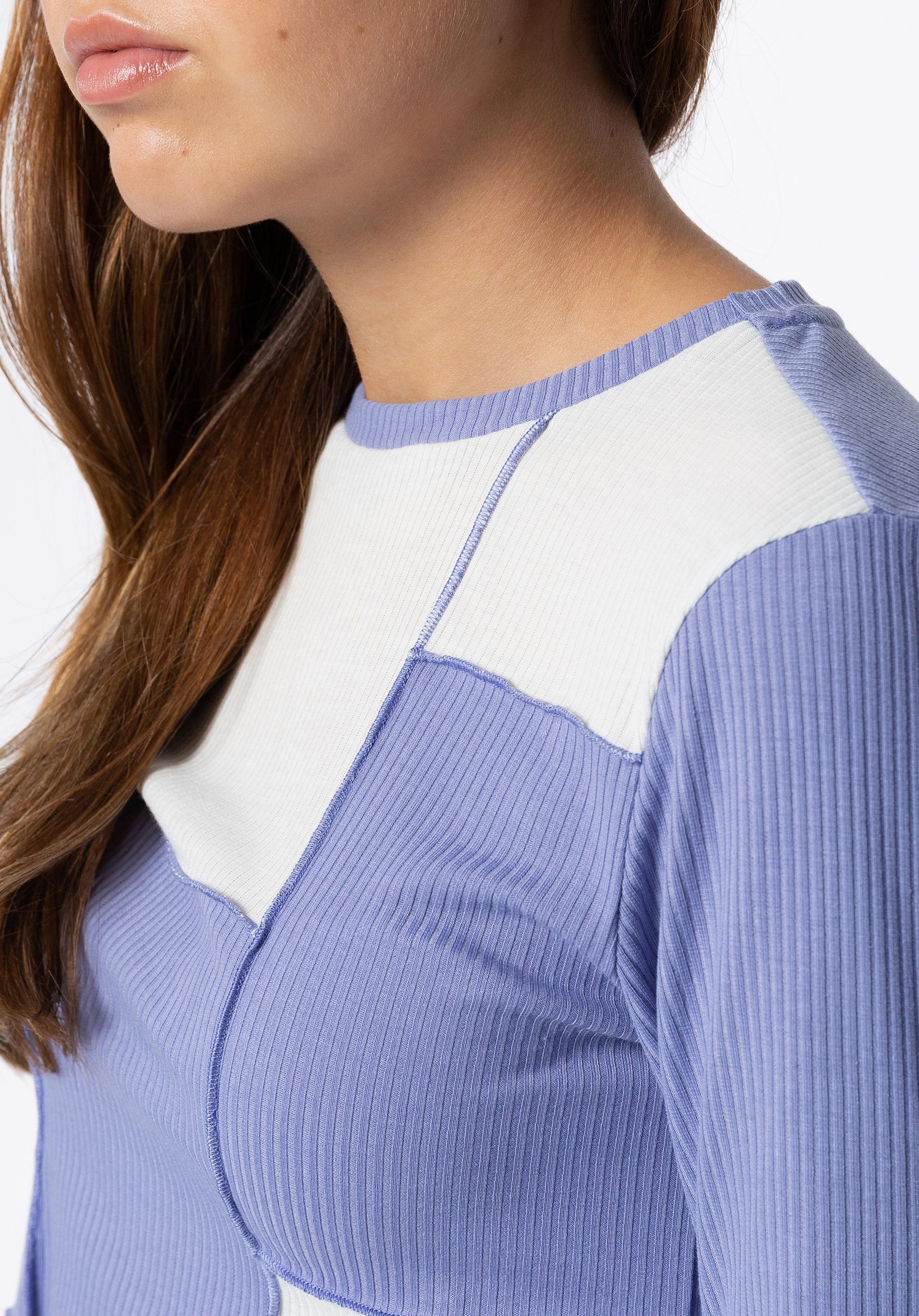 T-shirt Patchwork Bicolor