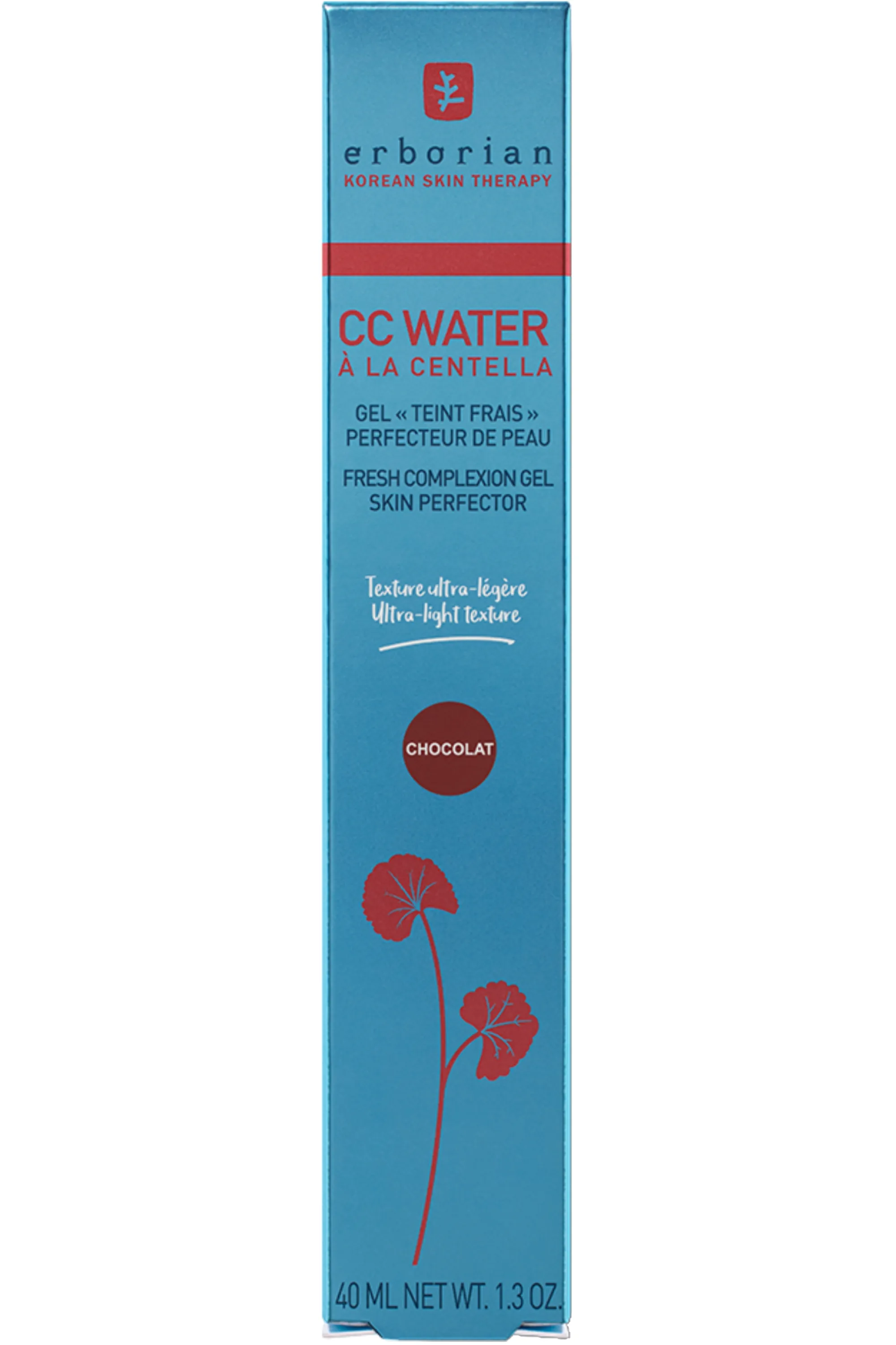 Erborian Gel perfecteur de peau CC Water teinte Chocolat-15 ml