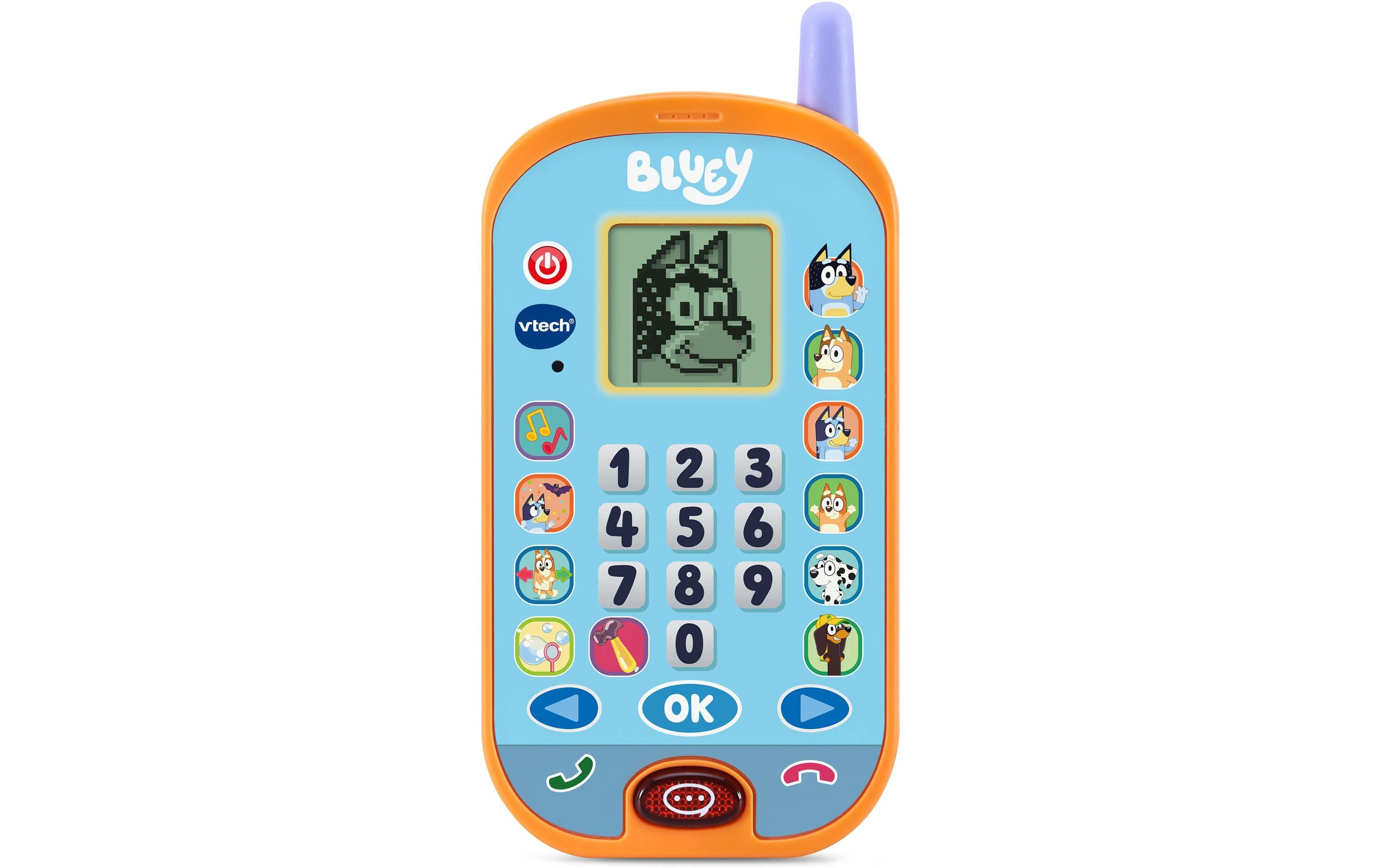 Lernhandy Bluey -DE-Interaktives Lernspielzeug im Smartphone-Design