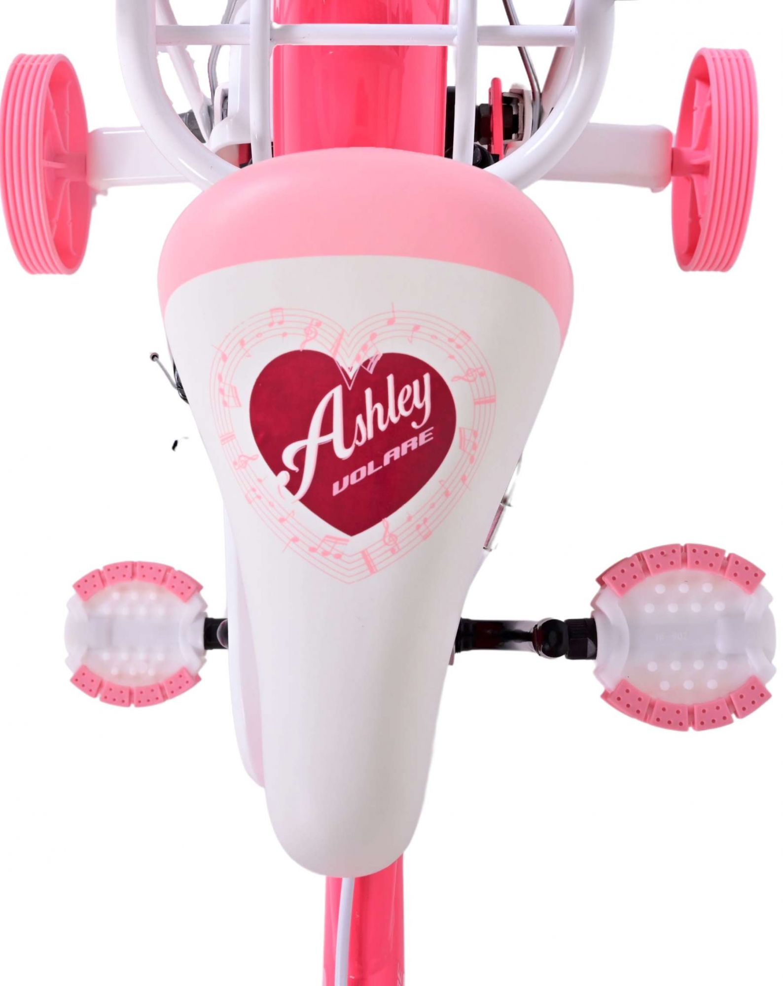 TPFSports Ashley Kinderfahrrad - Mädchen - 12 Zoll - Rücktritt + Handbremse - Weiß