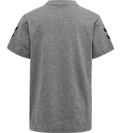 Hummel T-Shirt - hmlSpace Jam Tres - Graumeliert meliert m. Prin