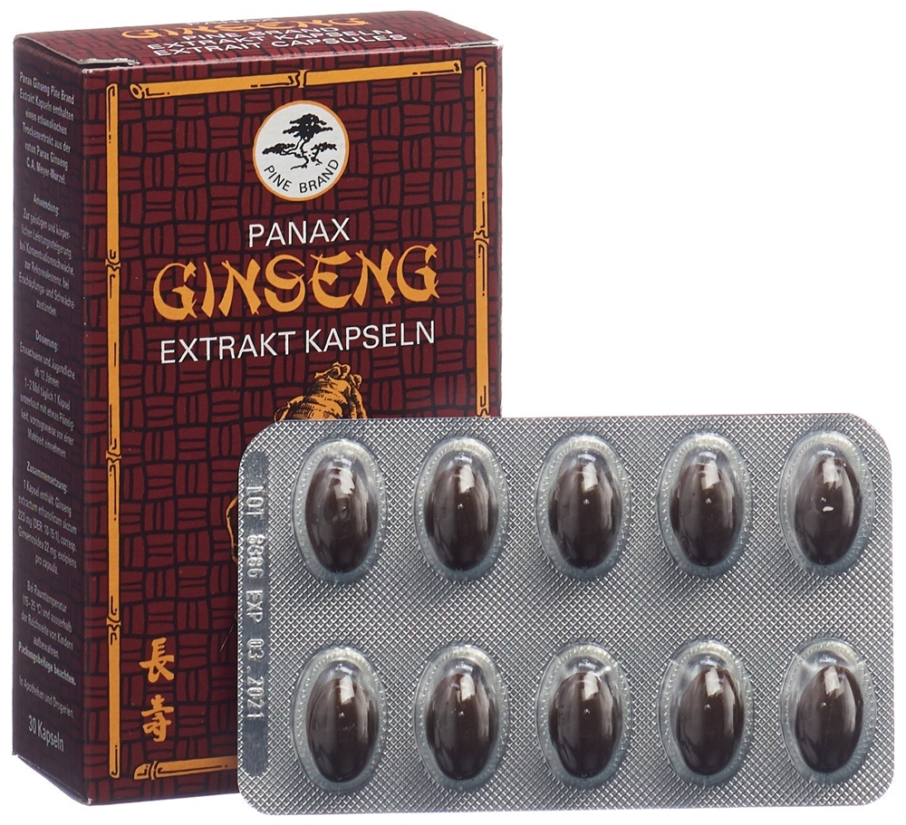 Panax Ginseng Weichkaps Blist 30 Stk<br>30 Stück, Blister, Weichkapsel