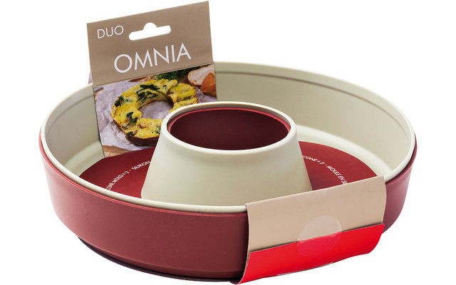Omnia Duo Pack Silikonbackform für Campingbackofen