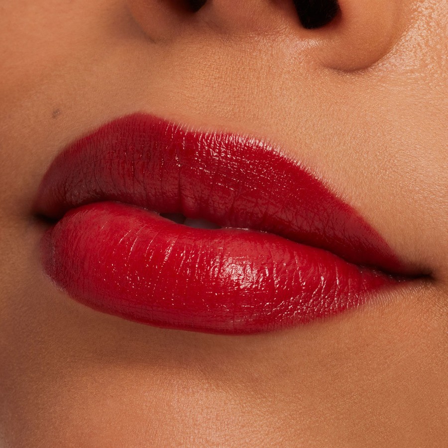 MAC Macximal Sleek Satin Lipstick Left On Red 3g