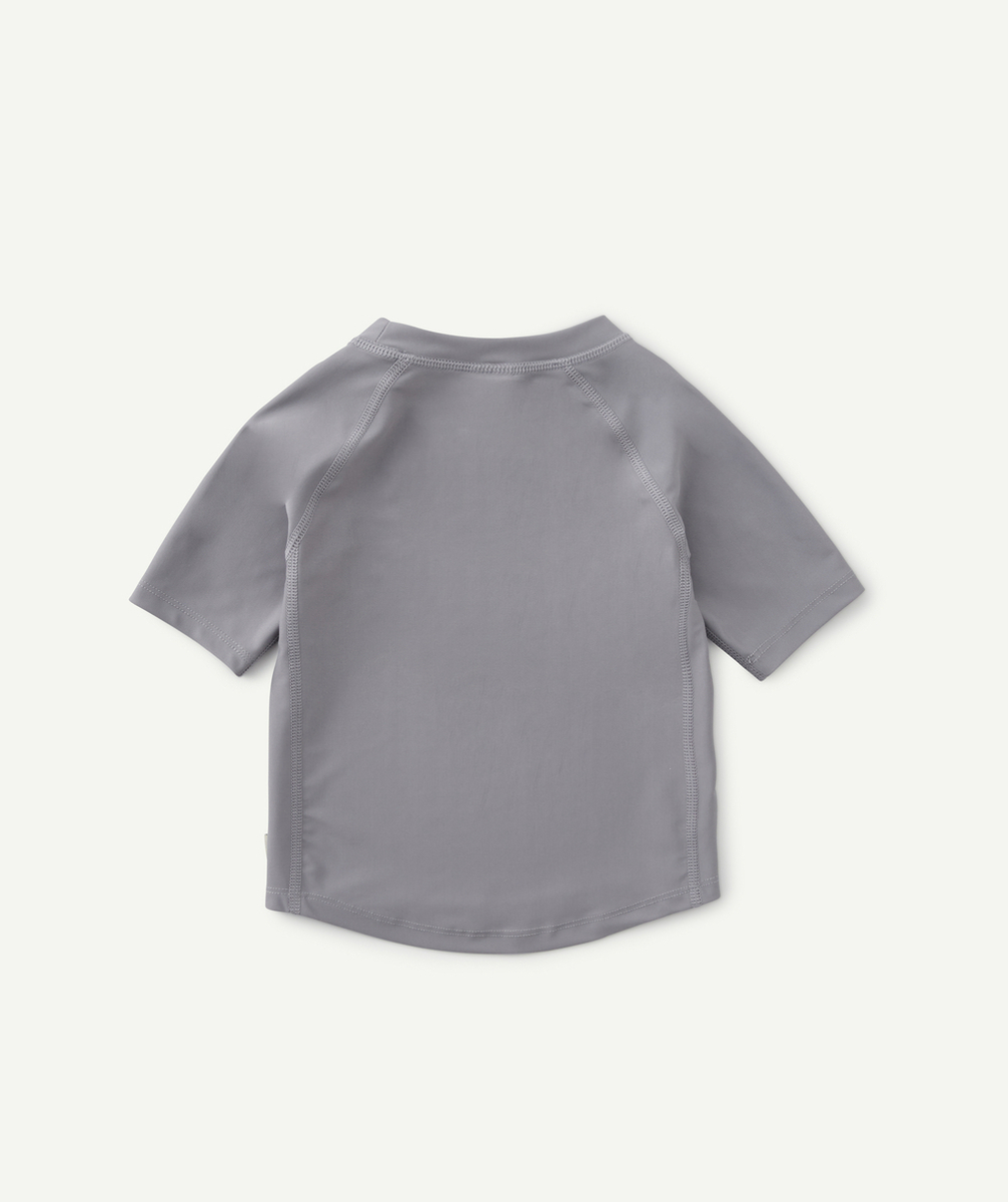 LASSIGT-SHIRT GRIS ANTI-UV PALMIERS BÉBÉ