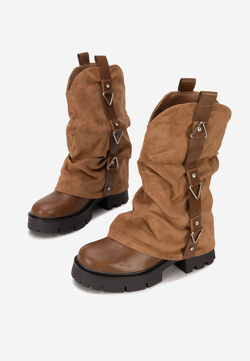 Bottes femme kaki Velira
