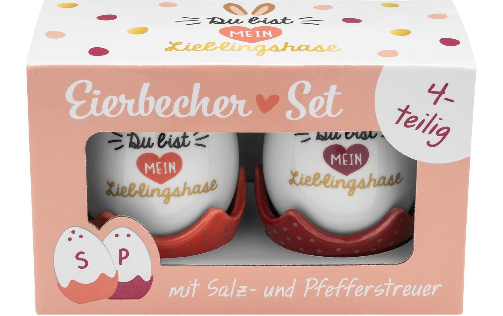 Salz- & Pfefferstreuer Lieblingshase WeissSalz-/ Pfefferstreuer-Set