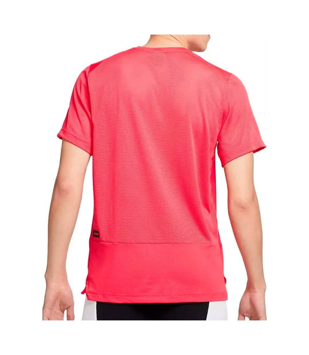 T-Shirt De Running Rouge Homme Nike Top SS SC