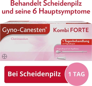 GYNO-CANESTEN Kombi Forte Vaginalkapseln + Creme