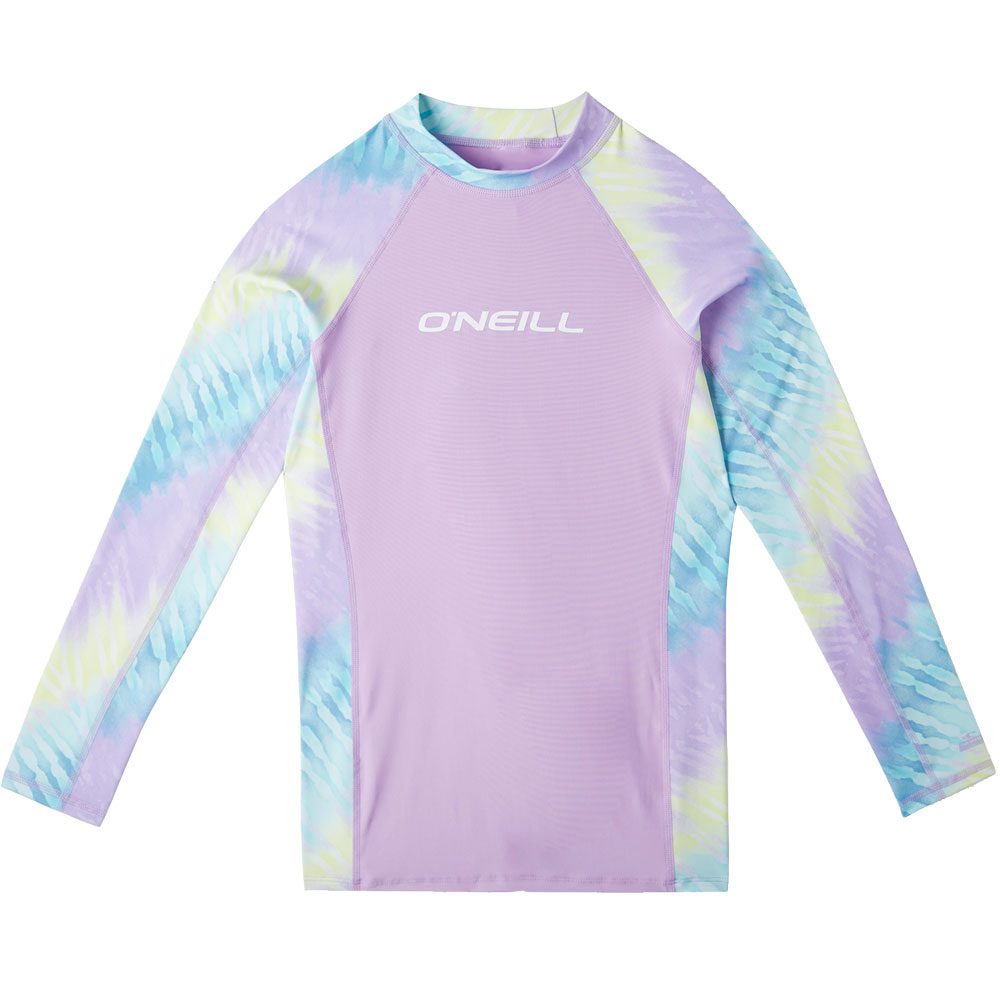 O'Neill O'Neill Printed Longsleeve Skin Rashguard Kinder blue tie dye