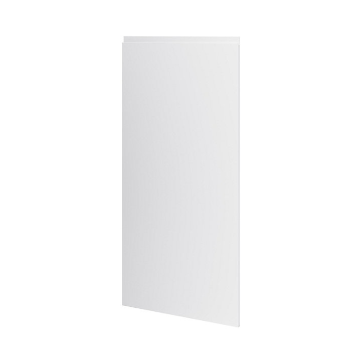 Porte de colonne de cuisine Garcinia gris clair brillant L. 60 cm x H. 130 cm GoodHome