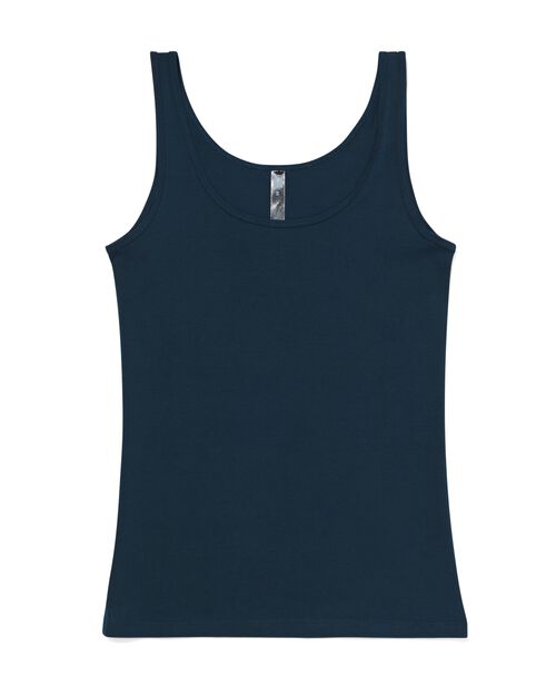 débardeur femme bleu foncé