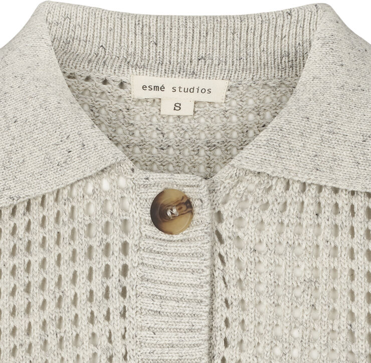 esmé studios ESAgna Knit Cardigan - GOTS Nature