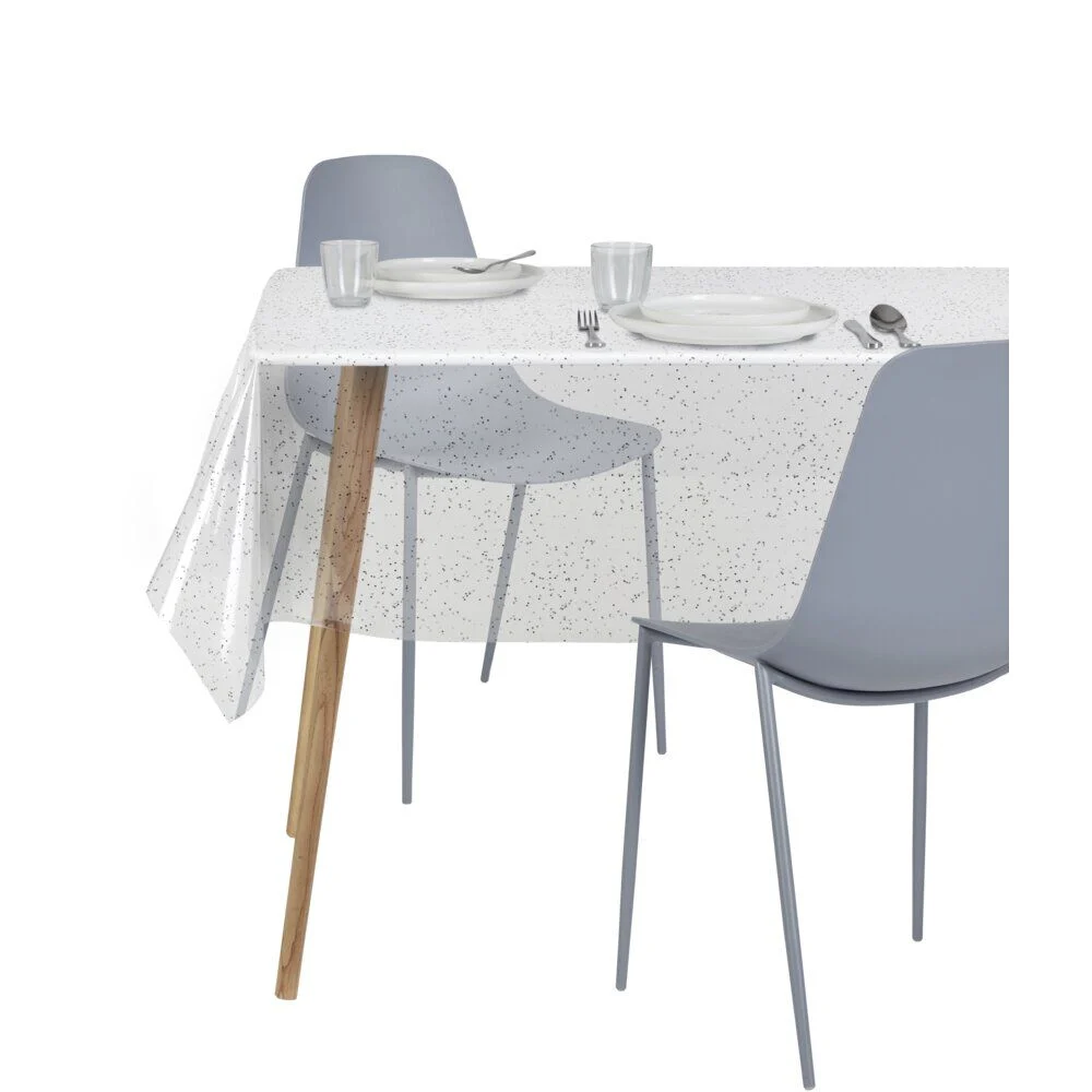 Nappe cristal rectangulaire transparente motif feu d'artifice 140x240cm