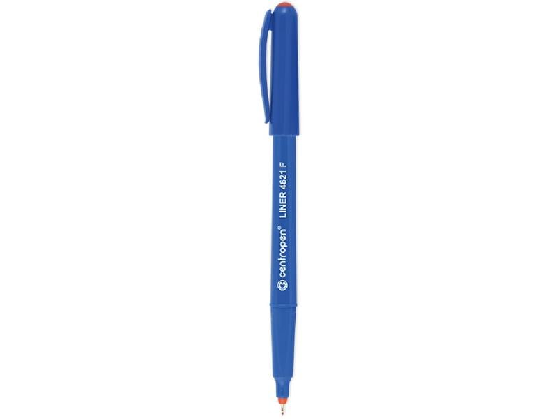 Büromaterial Fineliner Office Focus 10 Stück, Rot Tintenfeinschreiber mit Strichstärke F