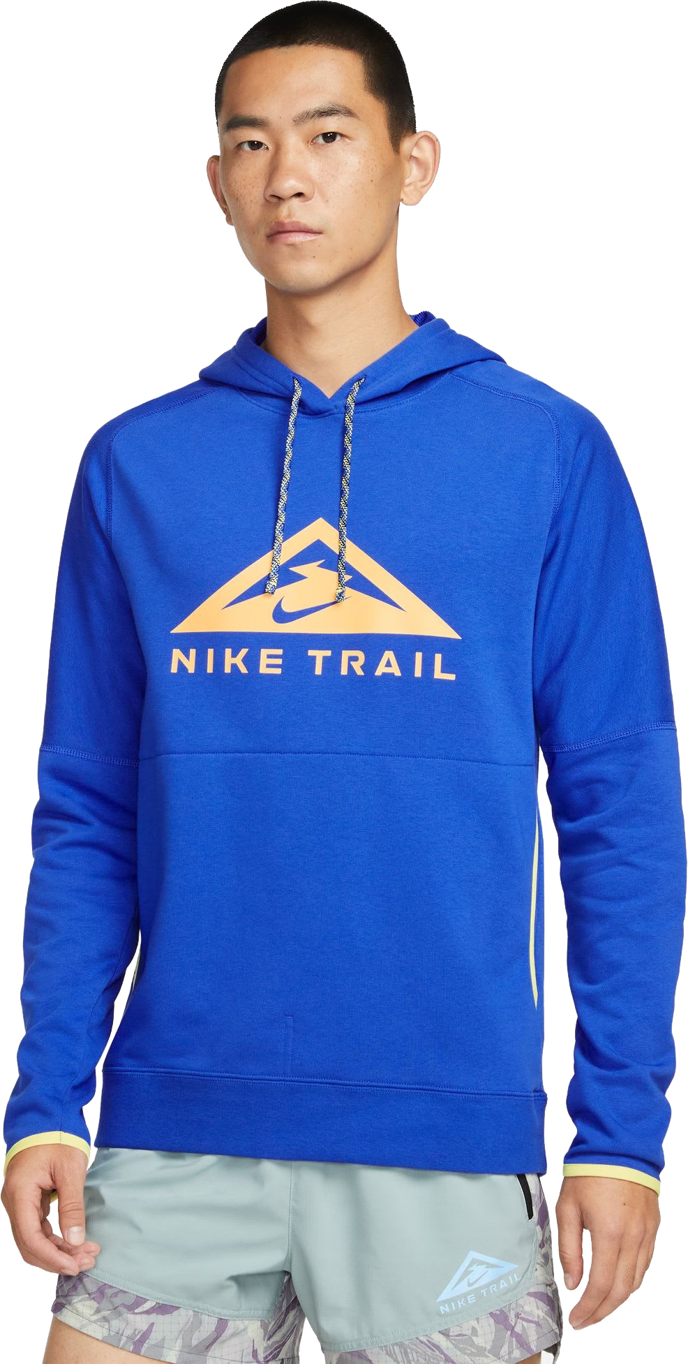 Dri-FIT Trail Magic Hour Hoodie Herre 405/Hyper Royal/Citron Pulse/Citron Pulse
