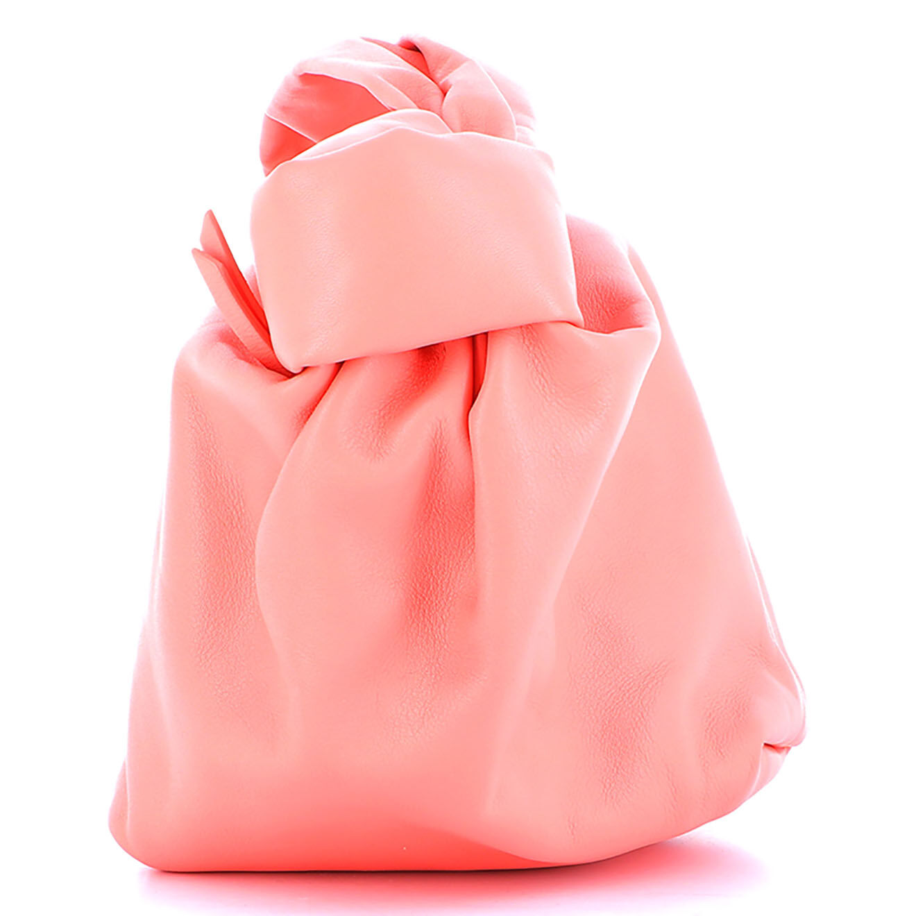 Bottega Veneta Sac à main Jodie en Cuir rose - Très bon état - L.28 cm