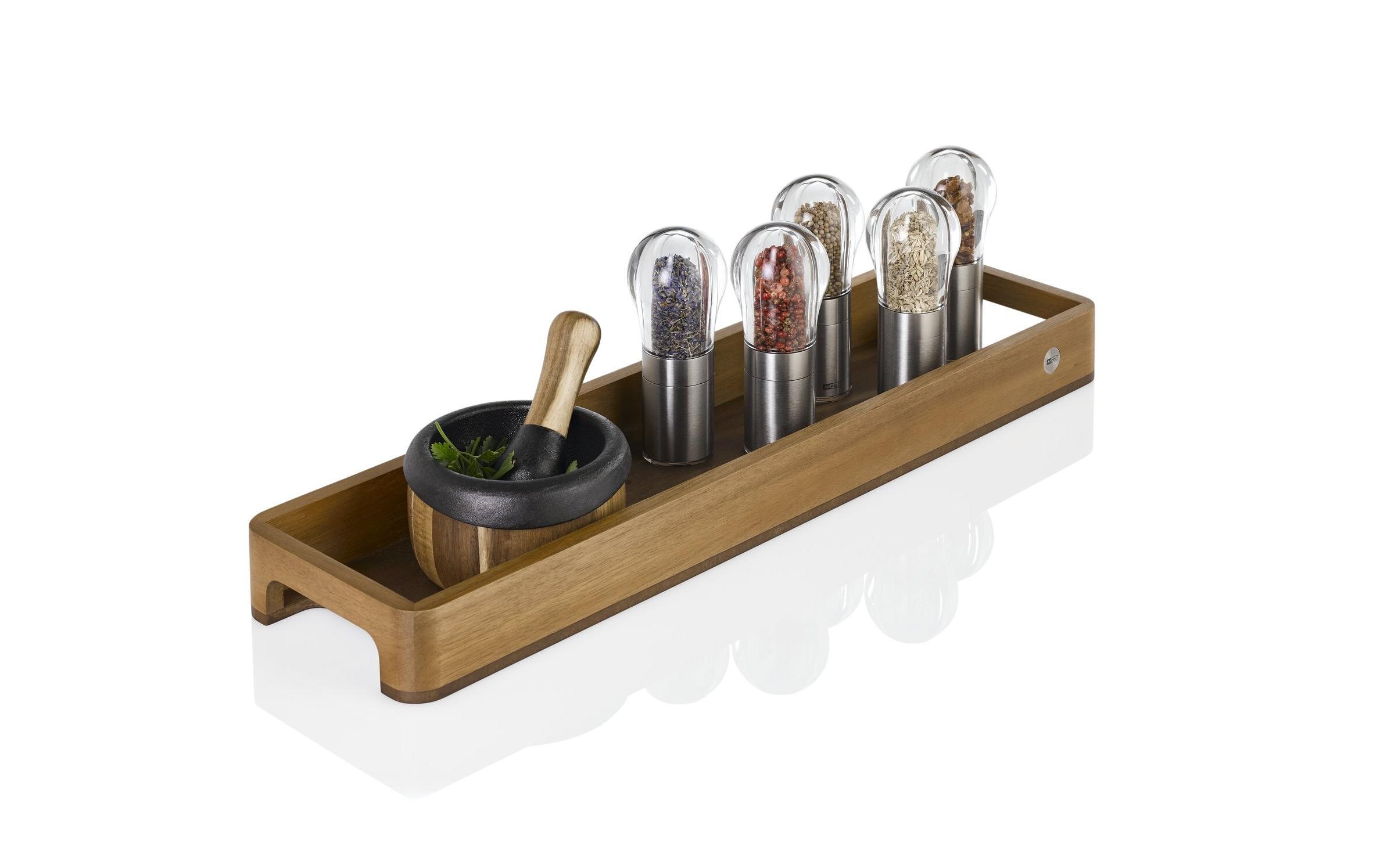 Serviertablett Serve Slim 60 x 15.5 cm, WalnussHolztablett