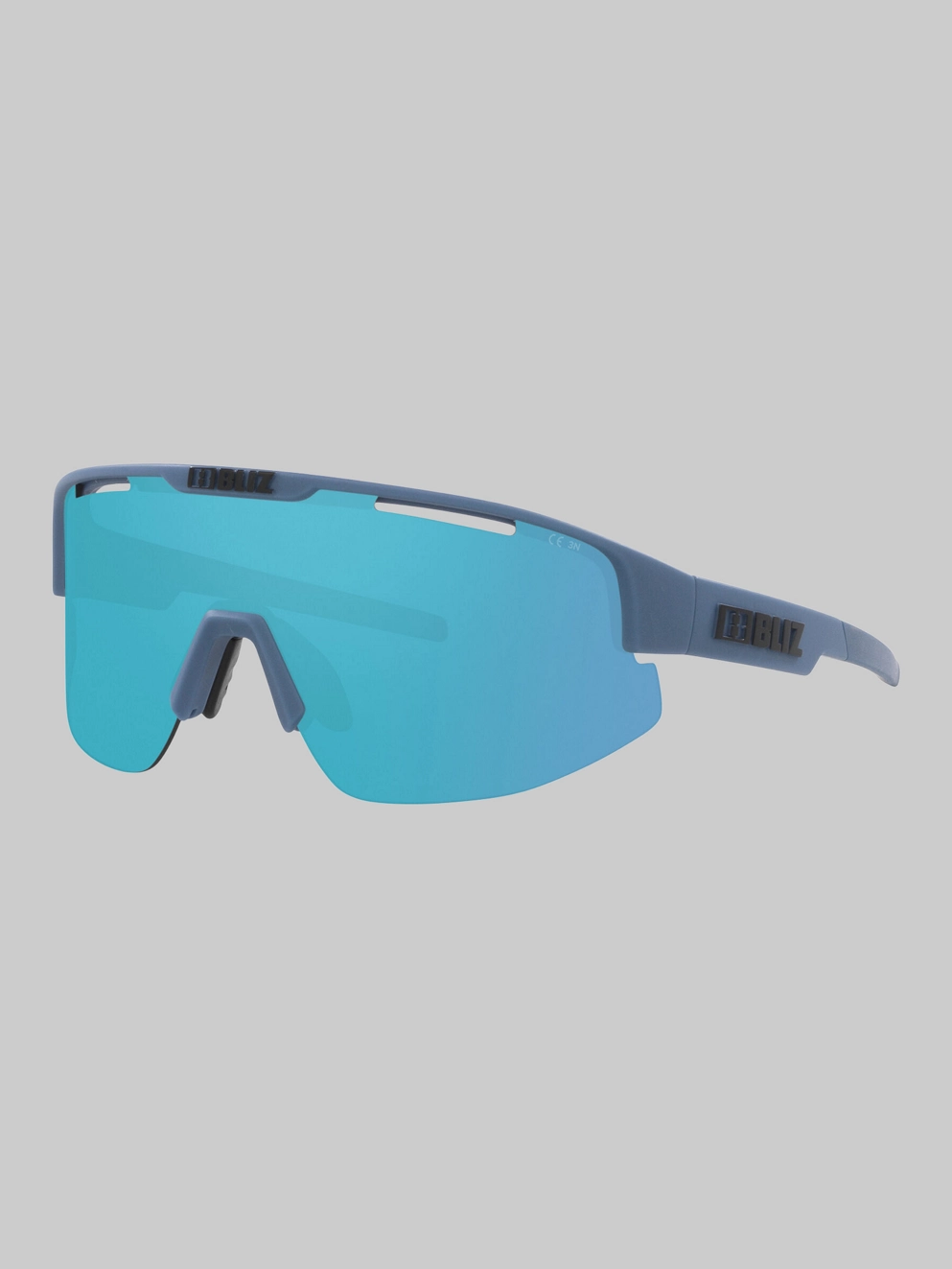 BLIZ Active Eyewear Matrix Matt Blue Sunglasses brown w blue multi