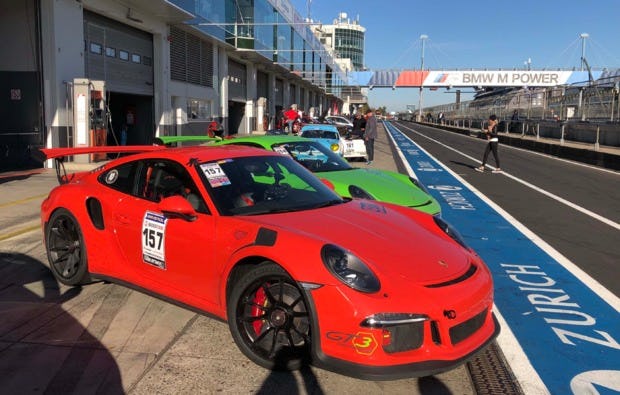 Porsche 911 GT3 RS 991 auf dem Hockenheimring fahren