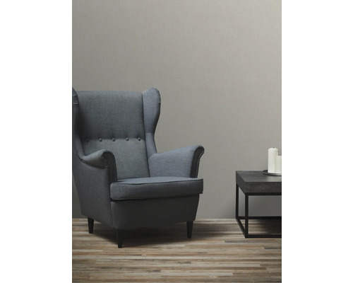 Vliesbehang 36922-6 Metropolitan Stories effen textiel grijs