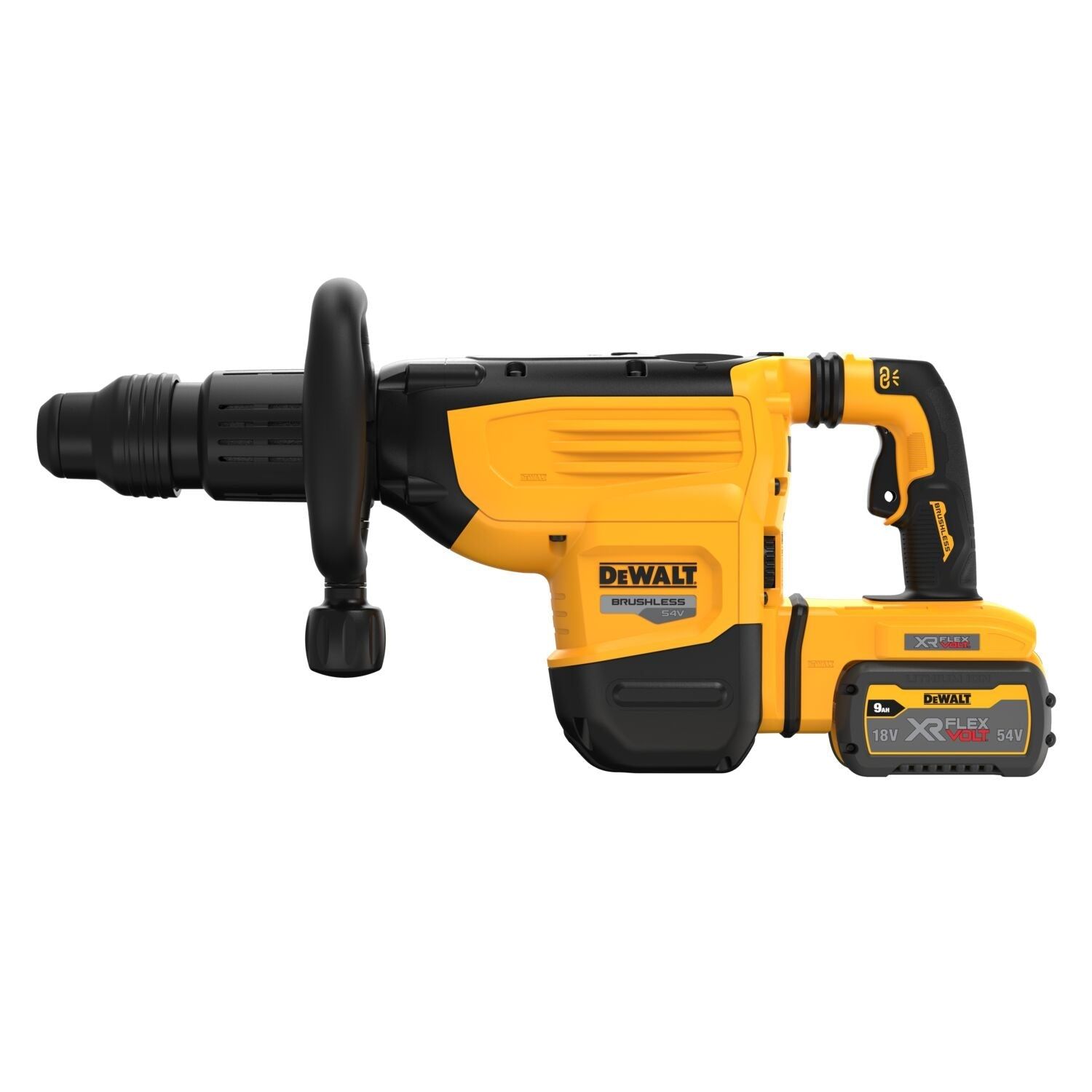 DeWALT DCH892X2 10kg SDS-Max Accu Breekhamer 54V XR FlexVolt 9.0Ah in koffer