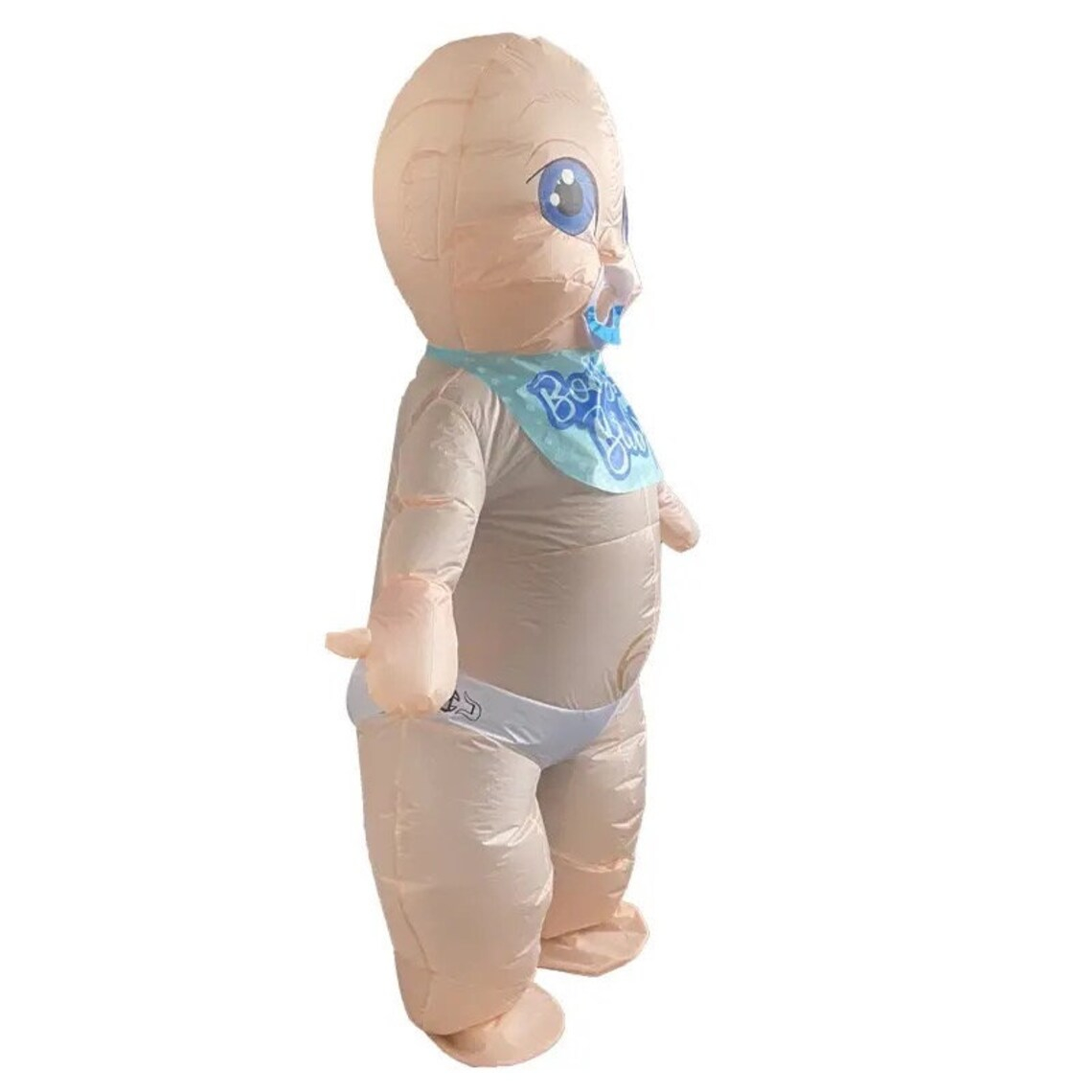 (170-180cm) Baby Shower Erwachsenen Kostüm Aufblasbare Baby Boy Verkleidung für Gender Reveal Party (Batteriebetrieben) - Boo Boo Baby