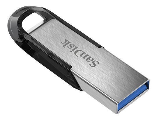 SanDisk USB-Stick USB3.0 Ultra Flair 64 GB USB-Stick mit 64 GB Speicherkapazität und 150 MB/s Lesegeschwindigkeit
