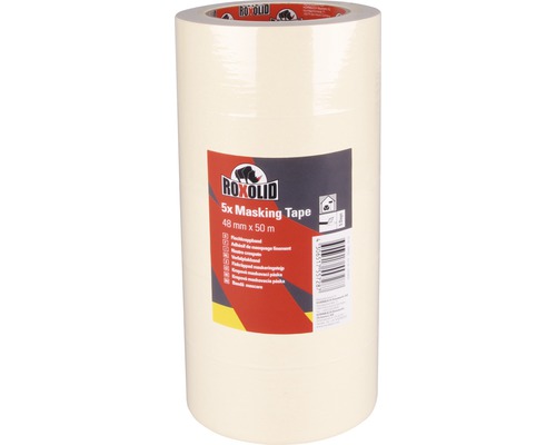 ROXOLID Profipack Fijn Crêpepapier 48 mm x 50 m 5 stuks
