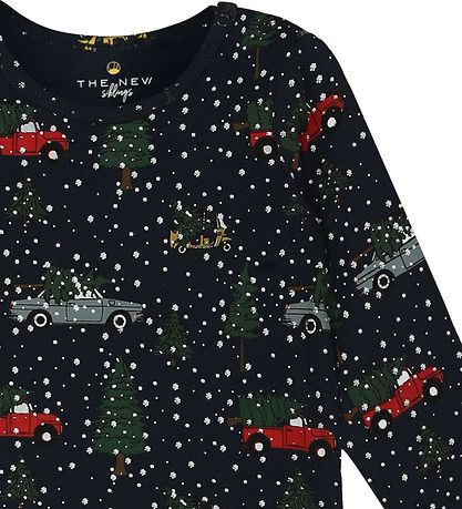 The New Siblings Strampler - TnsHoliday - Navy Blazer m. Print