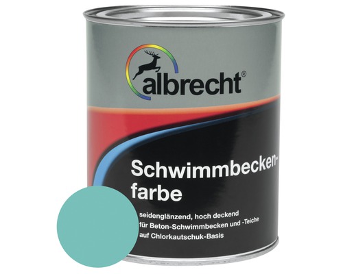 Albrecht zwembadverf, zeegroen, 750 ml