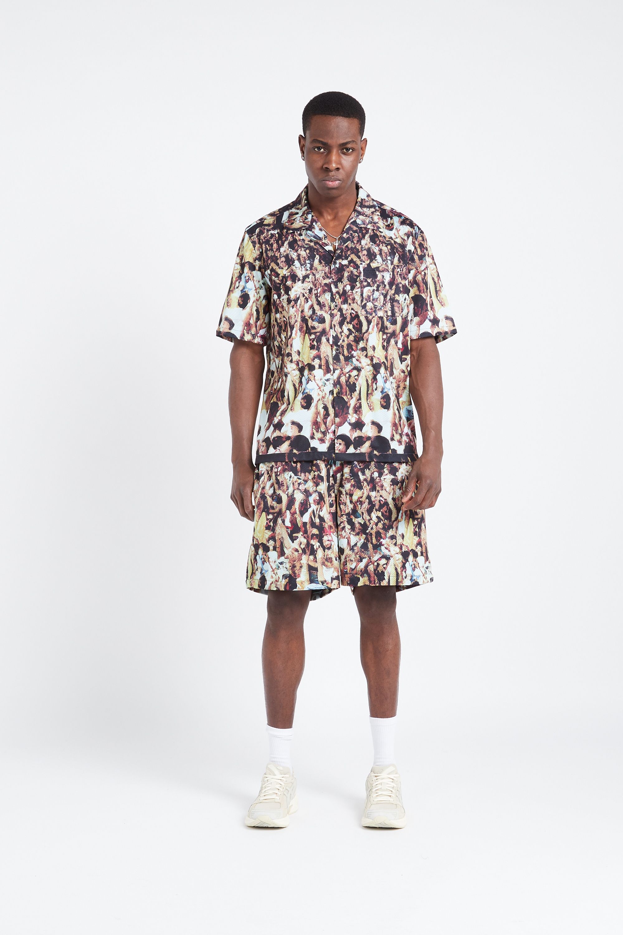 ARTE ANTWERP Chemise Scottie Mesh Shirt Multicolore