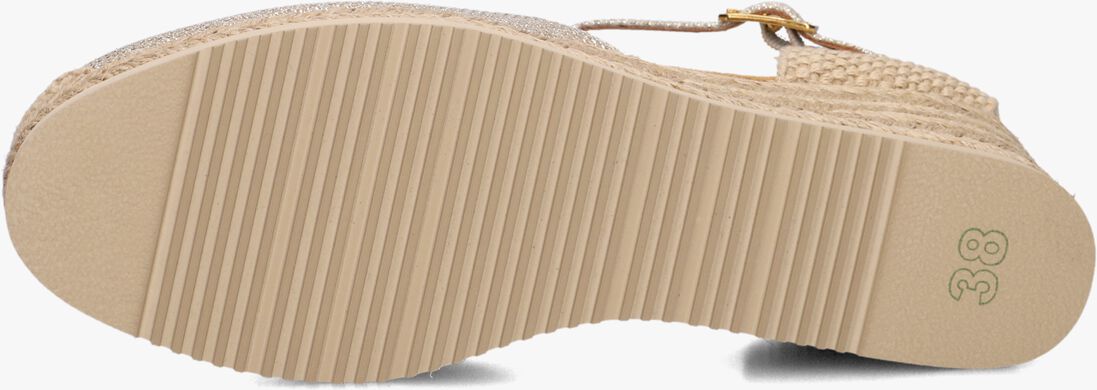 gouden unisa espadrilles cisca