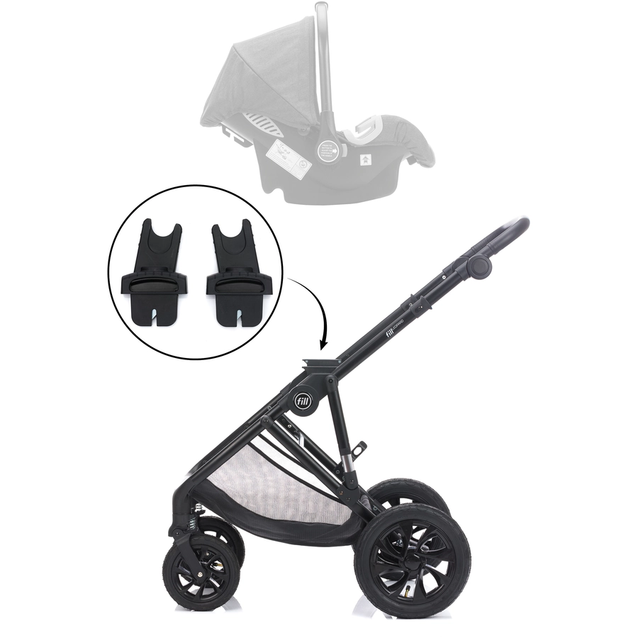 fill Kinderwagenset fill Leopard Air sand melange