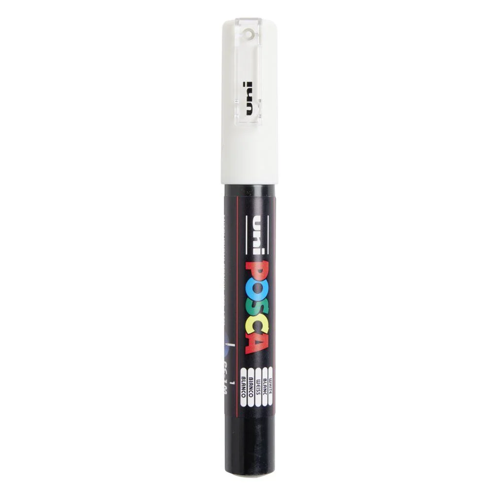 Marqueur créatif Posca pointe extra fine blanche