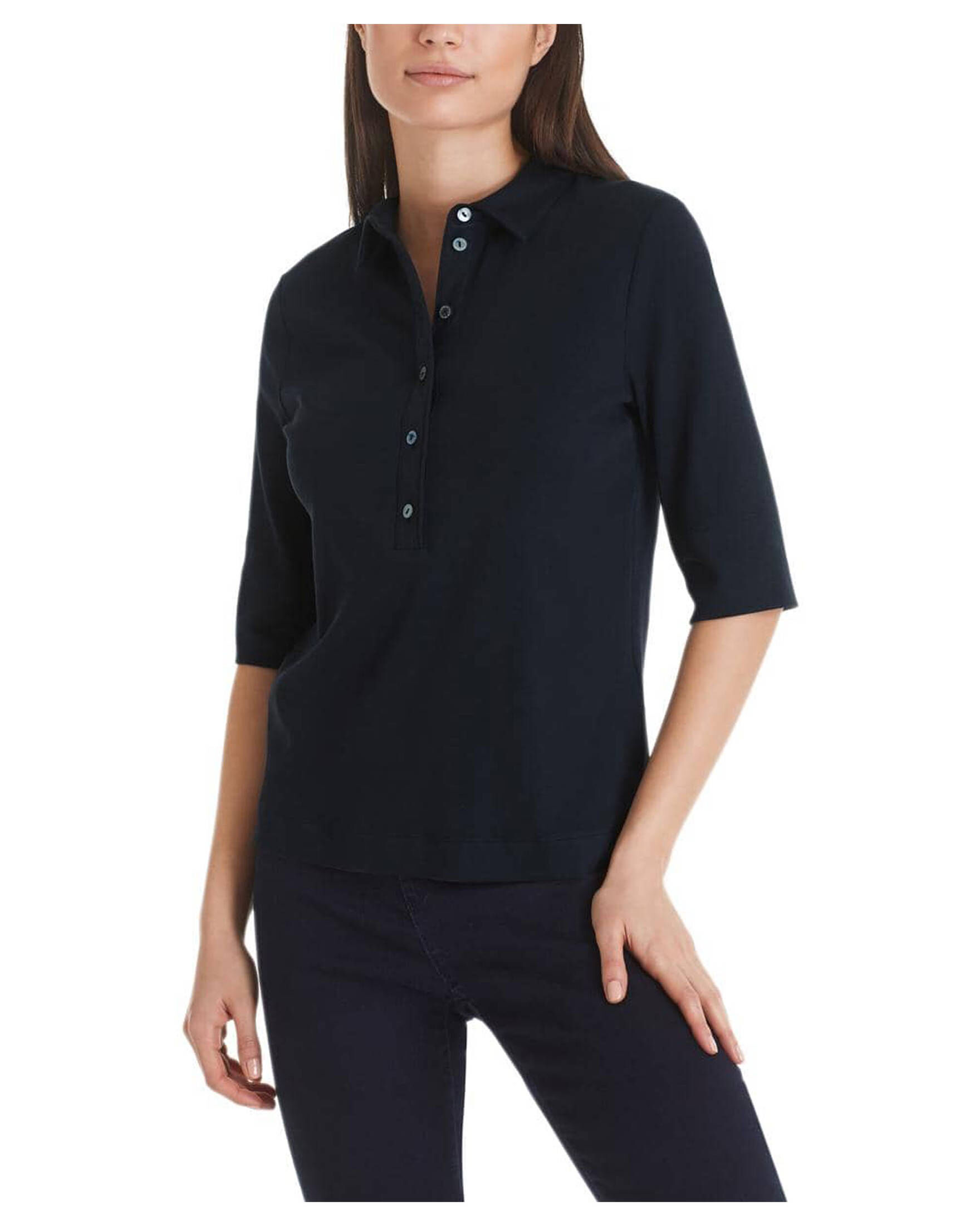 Marc Cain| Damen Poloshirt Kurzarm