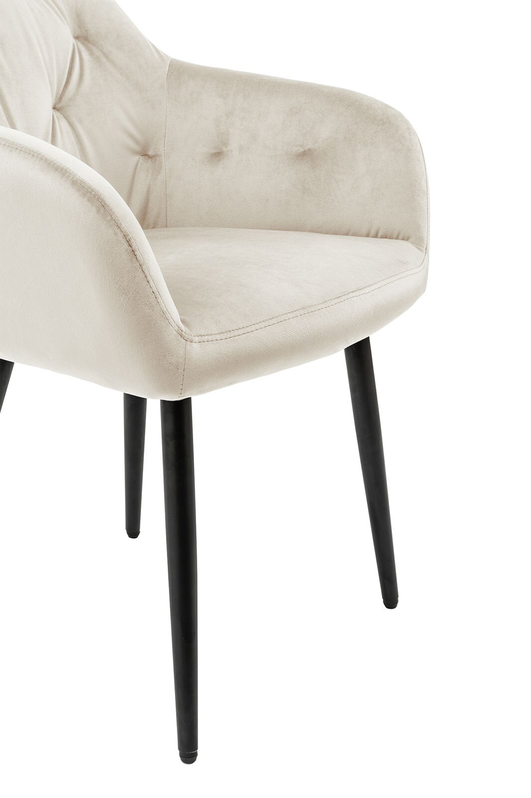 CASAVANTI Armlehnstuhl Samt creme