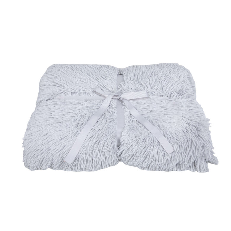 Cobertor antiestresse Leeby Soft Gray para cães