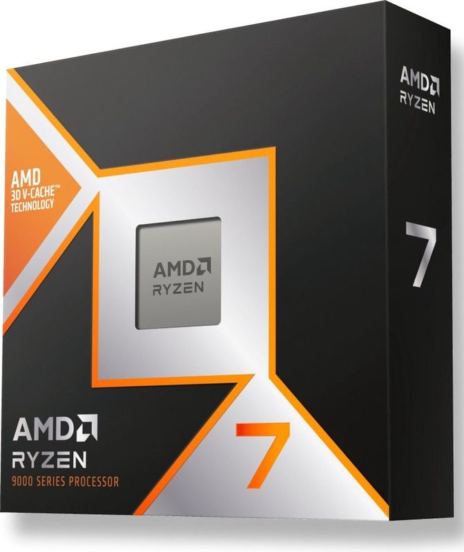 AMD Ryzen 7 9800X3D - Desktop Processor - 8 Core - 16 Threads - 4,7GHz/5,2GHz - Socket AM5