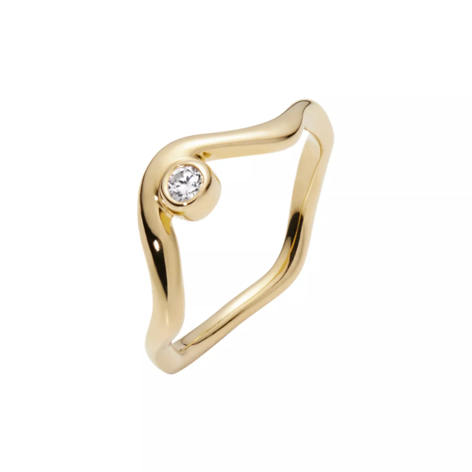 Maria Black Nora Ring 22 kt. Forgyldt Sølv 500461YG