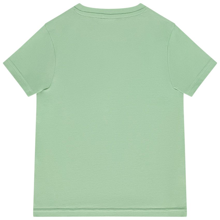 T-shirt manches courtes avec broderie effet bouclé fantaisie pour garçon - Vert