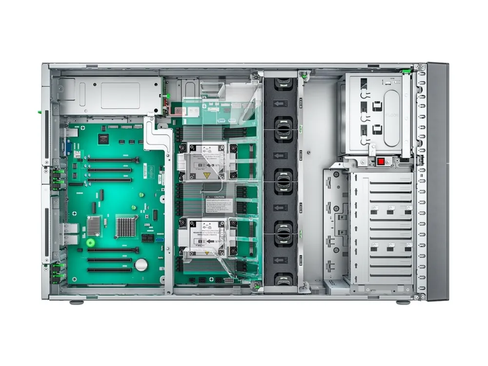 Fujitsu PRIMERGY TX2550 M7 - Server - tower 2-vejs - 1 x Xeon Silver 4410T / op til 4 GHz - RAM 32 GB - SATA - hot-swap 3.5