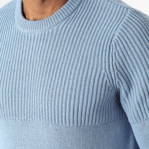 Pull Al Life Reg Knit 22024031 Bleu Clair