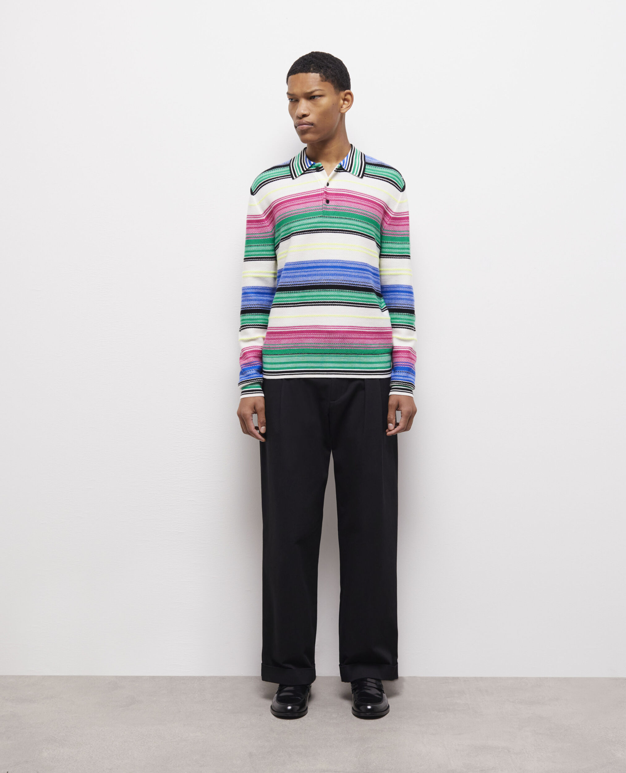 Pull imprimé en laine