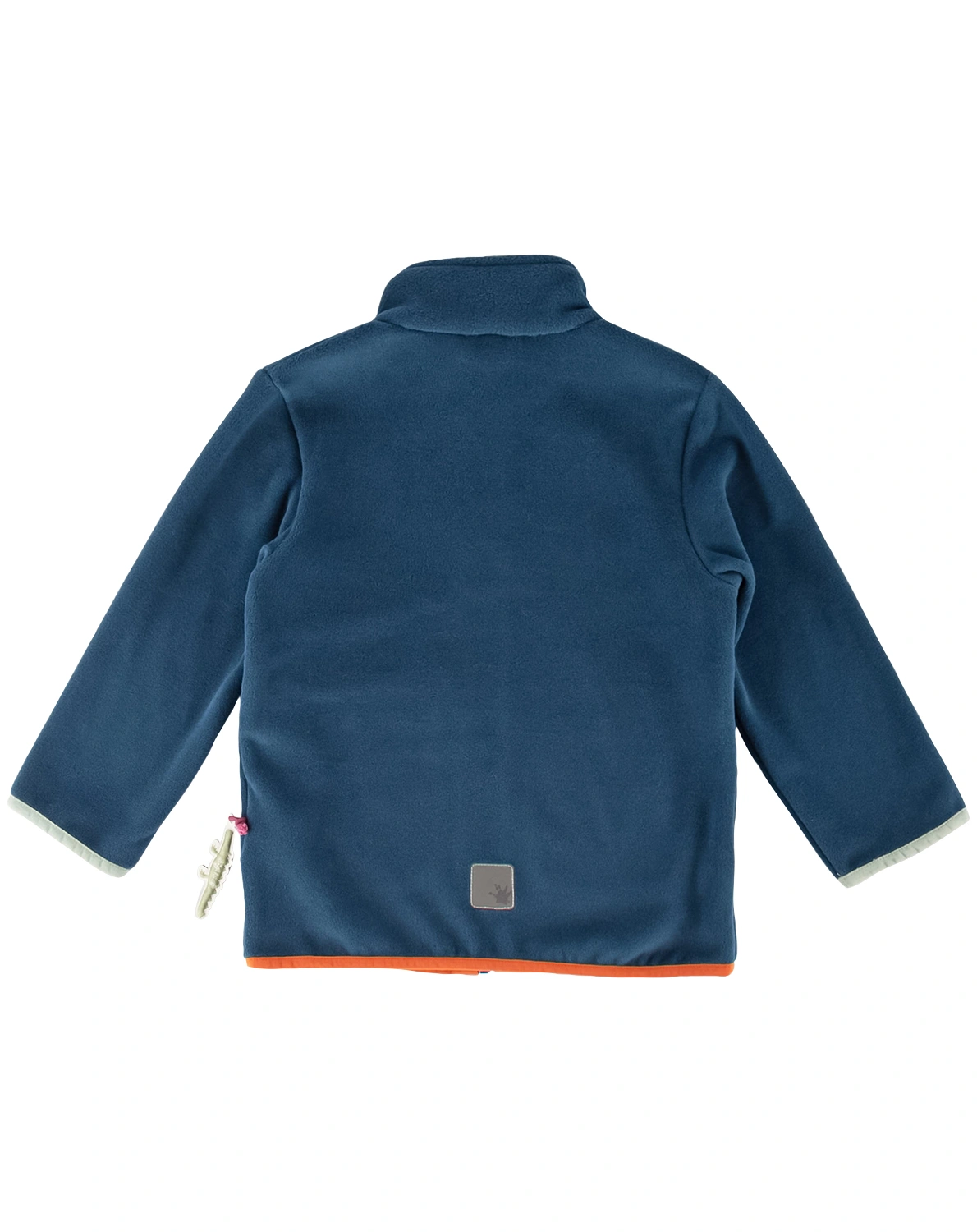 Fleecejacke M - WILD CROCODILE in blau